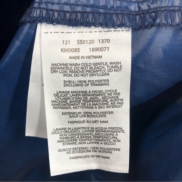 Columbia Point Park Men’s Hooded Light Weight Windbreaker Jacket Blue Green M - Picture 8 of 8